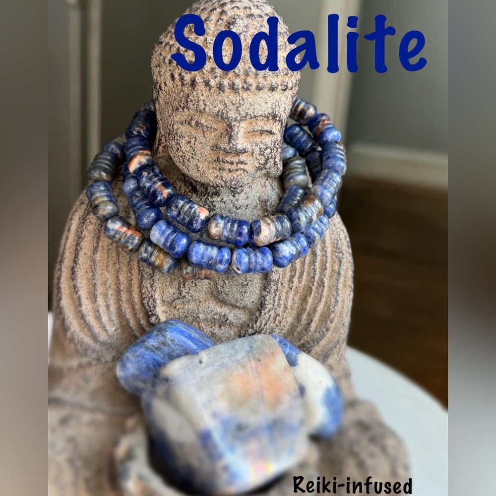 Sodalite crystal bracelet